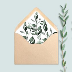 The Highest Standard Printable Envelope Liner Template