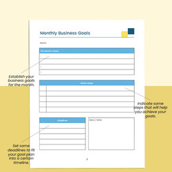 Printable Business Planner Template Word Apple Pages