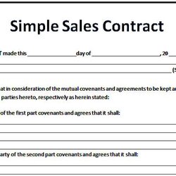 Sales Agreement Templates Excel Formats Template Contract Sample Word Example