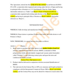 Terrific Sales Agreement Templates Google Docs Word Pages Sample Template