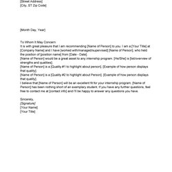 Sterling Free Letter Of Recommendation Templates Samples Fraternity