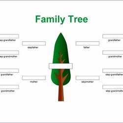 Smashing Creating Template In Excel Templates Tree Family Word Beautiful Free Of