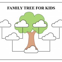 Admirable Microsoft Word Family Tree Template For Kids