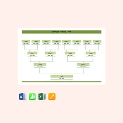 Outstanding Simple Family Tree Template Excel Word Apple Numbers Pages Microsoft Templates Create Ms Make