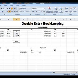 The Highest Quality Examples Of Double Entry Bookkeeping Excel Accounting Template Accounts Account Closing