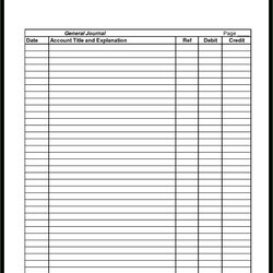 Terrific General Journal Entry Template Voucher Double Of Accounting Ledger Excel Within