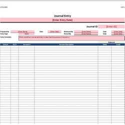 Peerless Journal Entry Template Double Entries Excel Word Diary Accounting Worksheet Use Sheet Templates