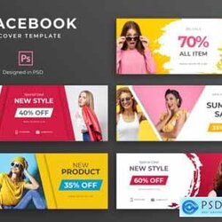 Wizard Facebook Cover Template Free Download Vector Stock Image