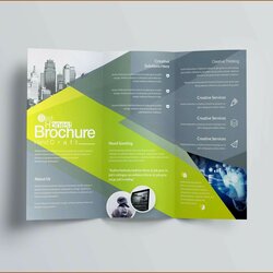 Terrific Fold Brochure Template Resume Scaled