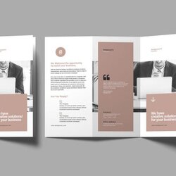 Outstanding Best Fold Brochure Templates For Word Theme Junkie