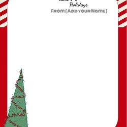 Sublime Free Personalized Christmas Stationery Tree Red