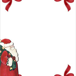 Wizard Christmas Stationery Templates Free Illustrator Template Papers Paper Word Computer Santa Print