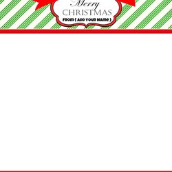 Marvelous Free Personalized Christmas Stationery Template List Card Print Printable Gift Cards Type