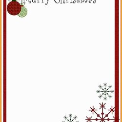 Superlative Free Holiday Stationery Templates Word Of Christmas Letterhead Letter Microsoft Template Designs