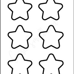 Printable Star Templates Tons Of Different Sizes Cassie