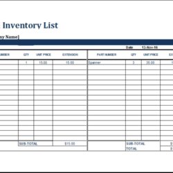 Champion Excel Inventory Template With Formula