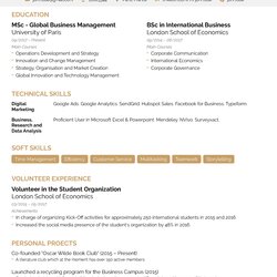 Smashing How To Write An Internship Resume Examples Example