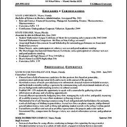 Sublime College Student Resume For Internship Sample Templates Looking
