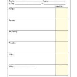 Magnificent Elementary School Lesson Plan Template Guru Planning Subject Physical Centered