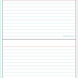 Super Index Card Template Word Cards Design Templates Blank By