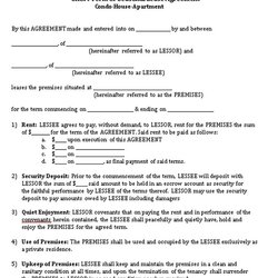 Superior House Rental Agreements Template Sample Agreement Templates