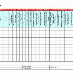 Champion Skills Matrix Template Excel Skill Competency Checklist Awesome Of