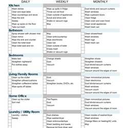 Legit House Cleaning Checklist Excel Template Images And Photos Finder