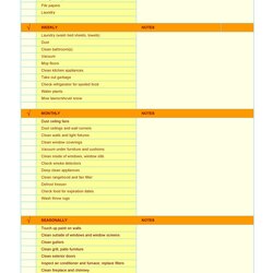 Great Printable House Cleaning Checklist Templates Template Kitchen Rota Restroom Schedule Room Excel Word