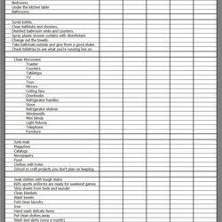 Preeminent Download House Cleaning Schedule Excel Template Printable