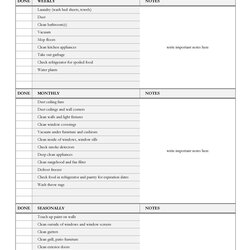 Cool Free Printable House Cleaning Forms Templates Checklist
