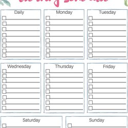 Superb Printable House Cleaning Checklist Templates Schedule Template Weekly Word Example Top Collection