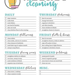 Smashing Printable House Cleaning Checklist Templates Template Lab Free Checklists For Daily Weekly And