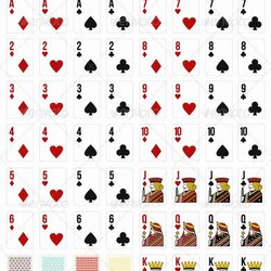 Capital Playing Card Design Template Beautiful Vector