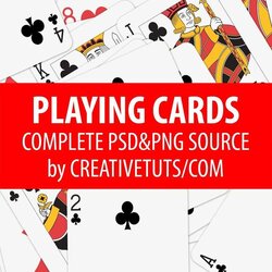 High Quality Playing Card Template Cards By On
