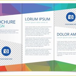 Outstanding Blog Free Printable Brochure Templates Of Fold Vector Template Download