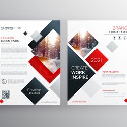 Superlative Creative Business Brochure Template Design In Size Vector Brochures Prospectus