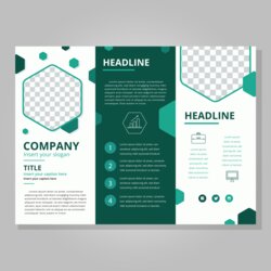 Super Brochure Templates Free Download Printable Fold Co In Template Illustrator