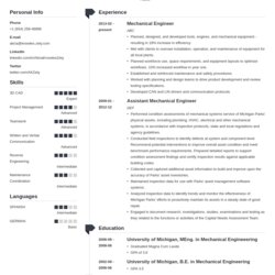 Brilliant Should Resume One Page And How To Make It Fit Mechanical Engineering Template Modern Engineer