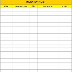 Best Free Printable Inventory Log Sheet For At Template