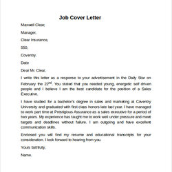 Cool Cover Letter Example For Job Download Free Documents In Word Simple Sample Any Templates Looking