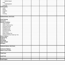 Legit Home Construction Specification Sheet Template Residential Of Spec