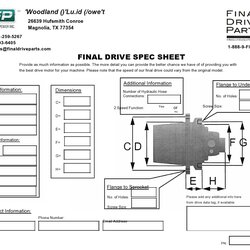 Splendid Useful Spec Sheet Templates Construction Product Design Template