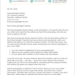 Very Good Cover Letter Download Template Word Free Templates New