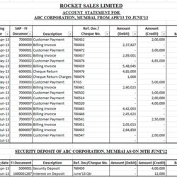 Accounting Journal Template Excel For Free Account Statement Format General