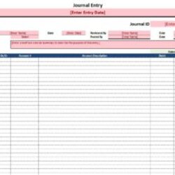 Champion Free Excel Templates Accounting Tools Template Journal Entry Downloads
