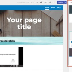 Spiffing The Best Free Website Builders Of Their Pros Cons Google Sites Templates