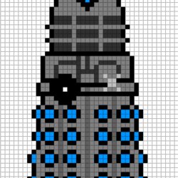 Pixel Art Templates Who Doctor Template Grid Dr Cool But Awesome Bit Hard Make