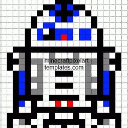 High Quality Pixel Art Templates And On Patterns Grid Star Wars Easy Template Beads Pokemon Crochet Maker