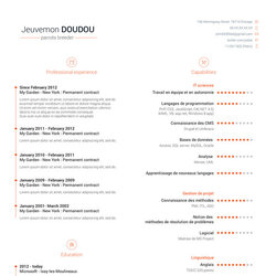 Matchless Amazing Latest Free Resume Templates In Word And