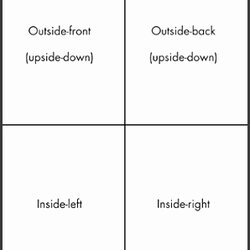 Wonderful Quarter Fold Card Template For Word Half Microsoft Dummies Greeting Printing Own Cards Awesome Your